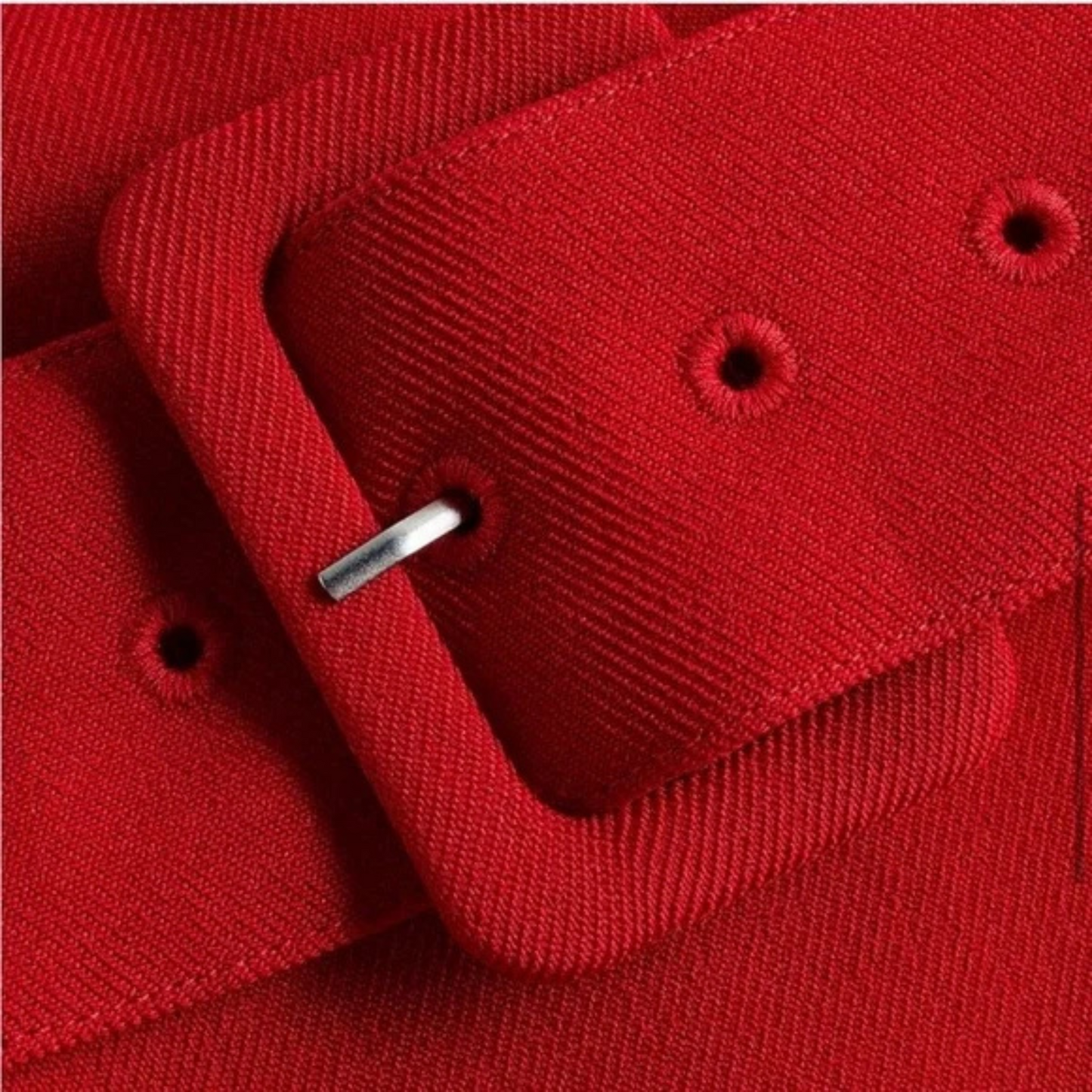 Low Rise Twill Belted Mini Skort