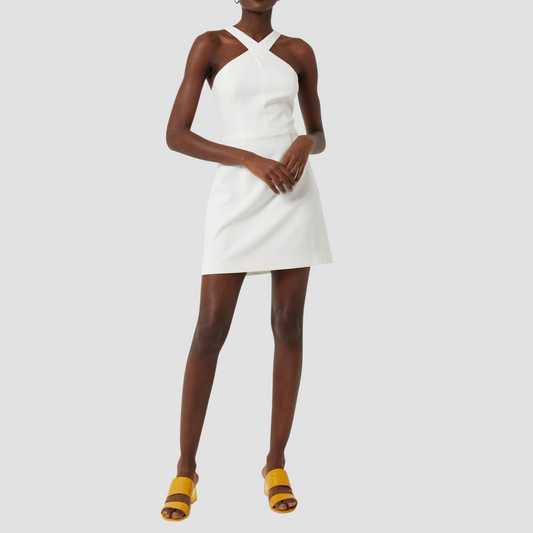 Whisper Crossover Halter Neck Dress
