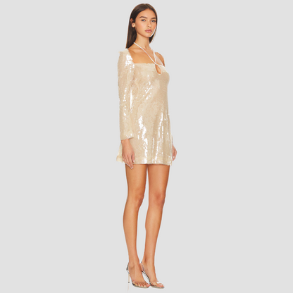 Paillete Mini Dress