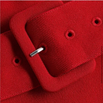 Low Rise Twill Belted Mini Skort