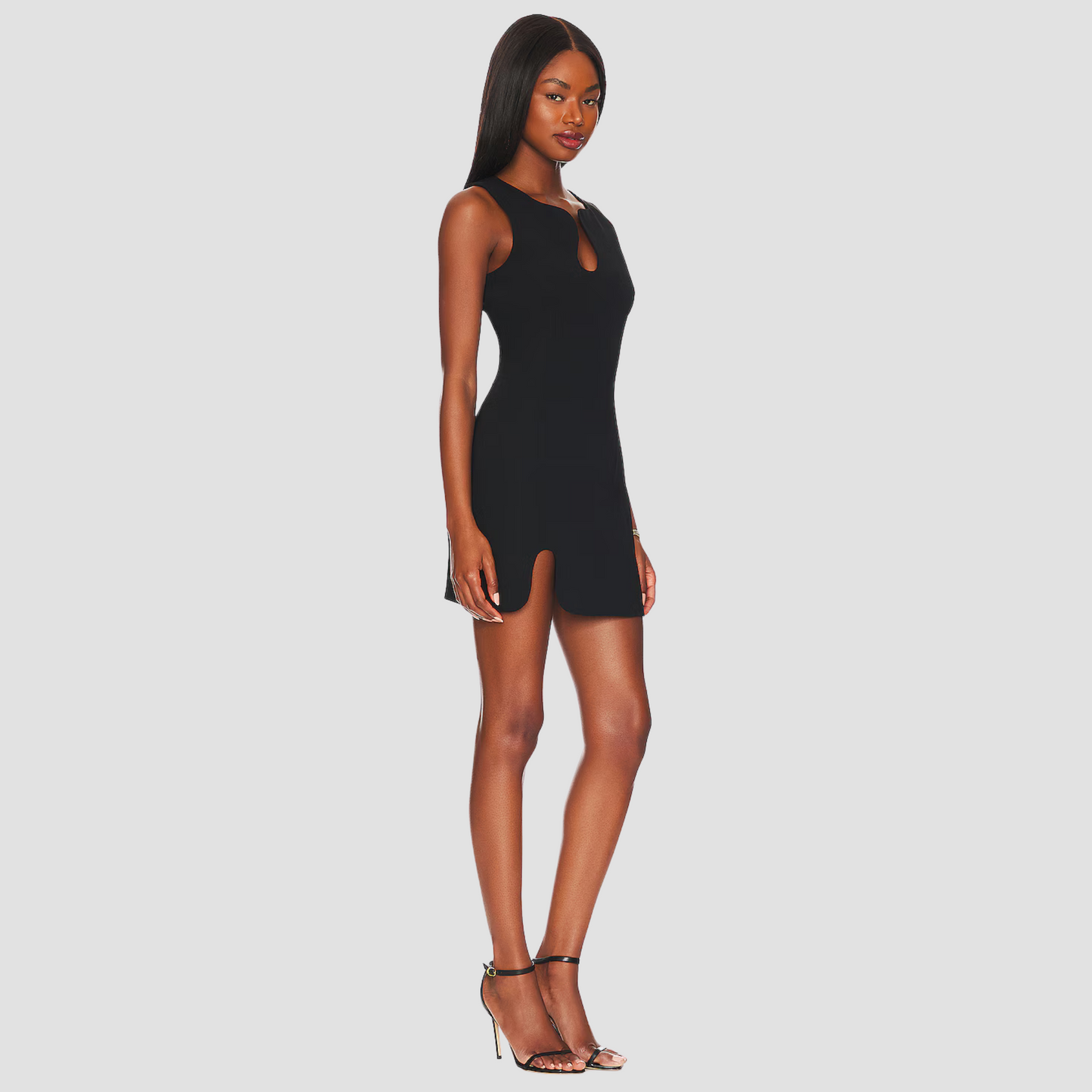 Black Mini Puzzle Dress