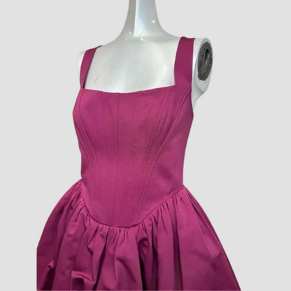 Landscape Fit & Flare Mini Dress