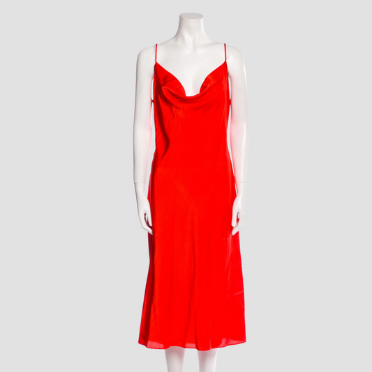 Cowl Neck Long Dress