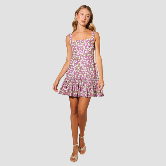 Lucianna Flower Mini Dress