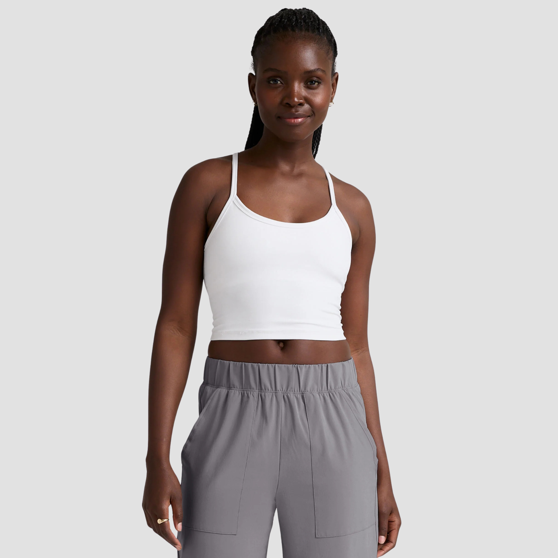 Spacedye Slim Racerback Cropped Tank | Vivian Mae