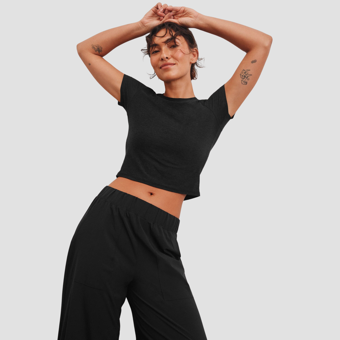 Featherweight Cropped Tee | Vivian Mae