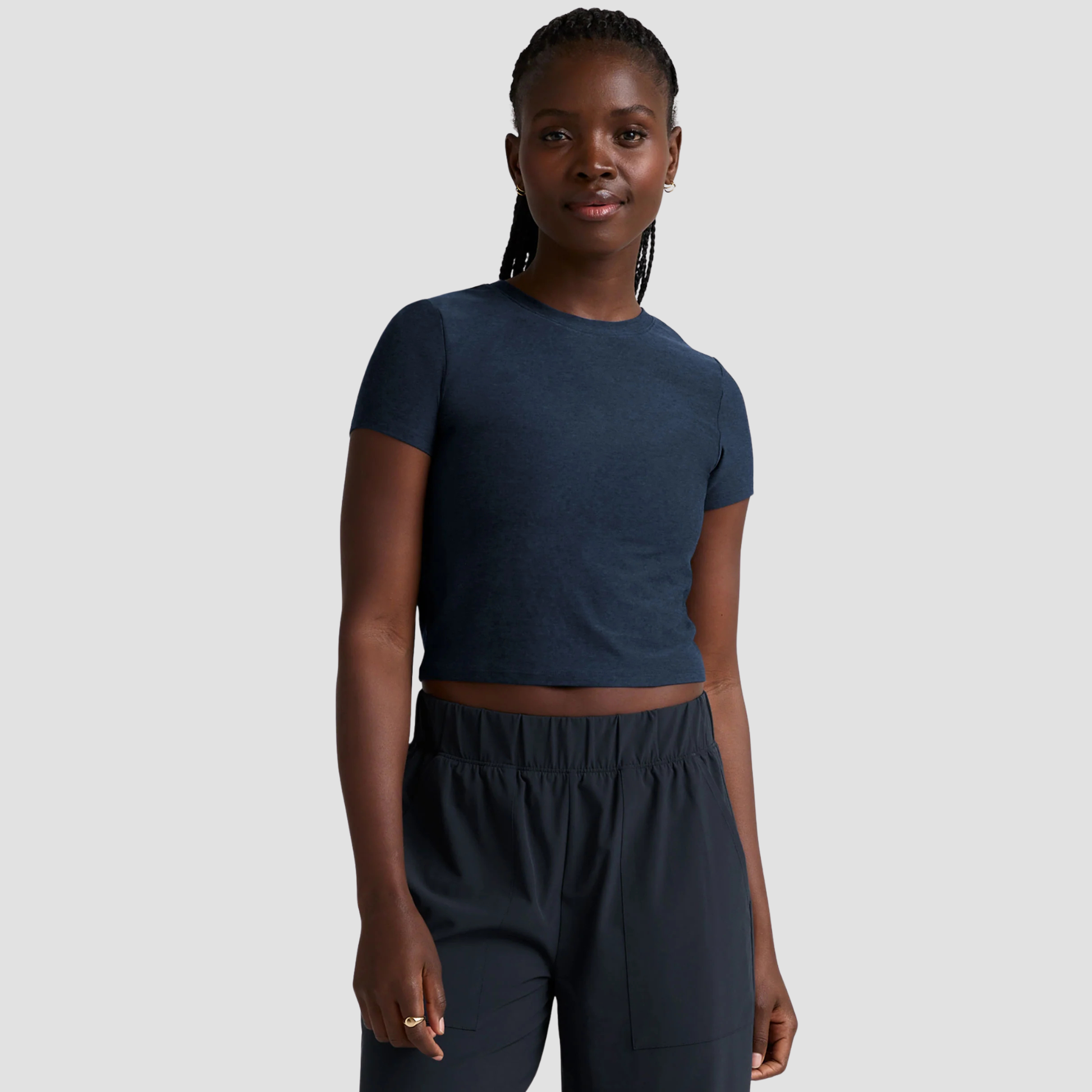 Featherweight Cropped Tee | Vivian Mae