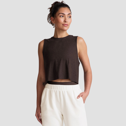 Featherweight Minimal Cropped Tank | Vivian Mae