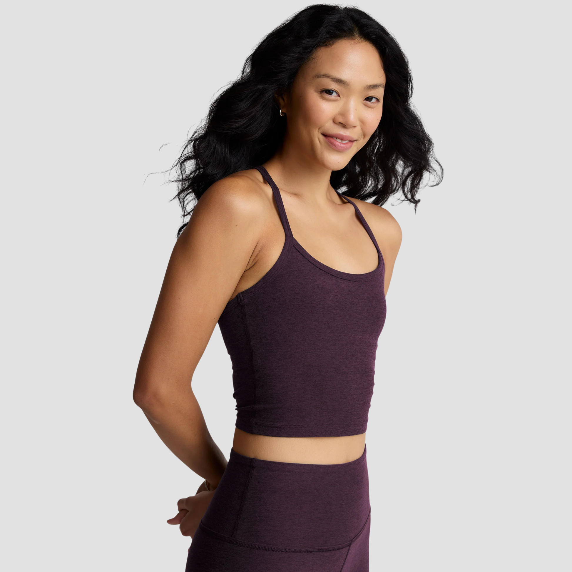 Spacedye Slim Racerback Cropped Tank | Vivian Mae