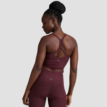 Spacedye Slim Racerback Cropped Tank | Vivian Mae