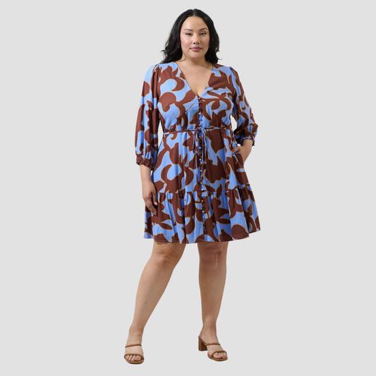 Briley Floral Roana Shift Mini Dress