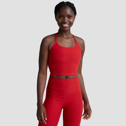 Spacedye Slim Racerback Cropped Tank | Vivian Mae