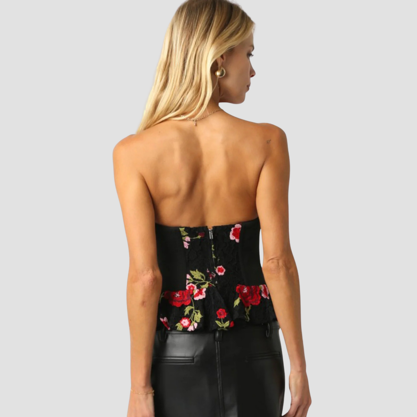 Abby Floral Tube Top