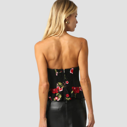 Abby Floral Tube Top